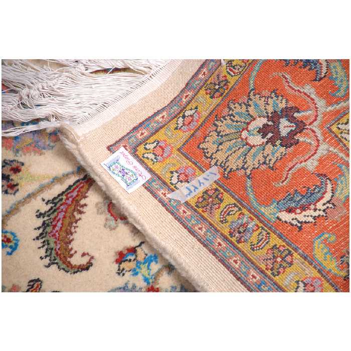 فرش دستبافت سه و نیم متری فرش هریس کد 101623