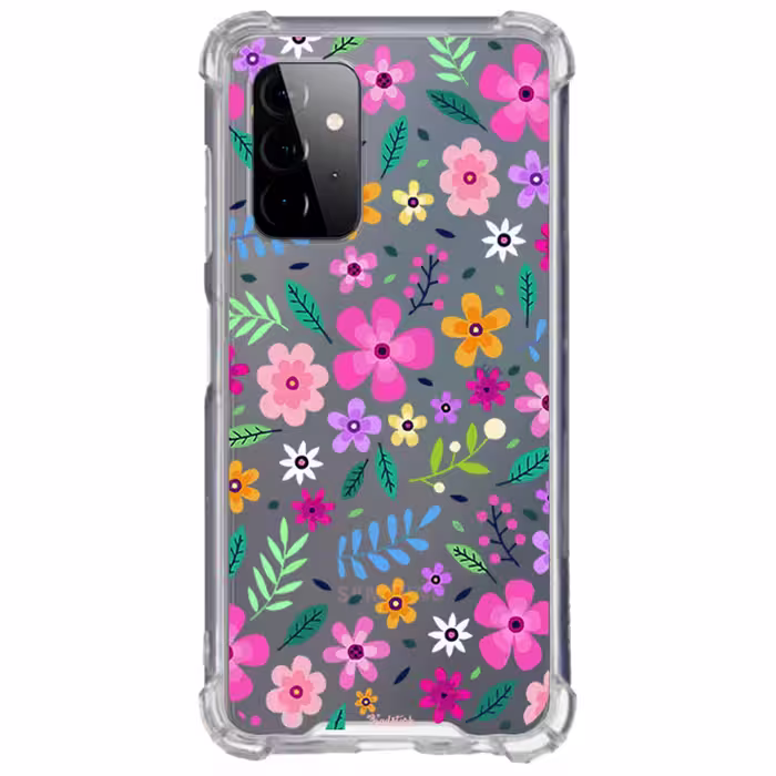 کاور طرح گل مناسب برای گوشی موبایل سامسونگ Galaxy A72