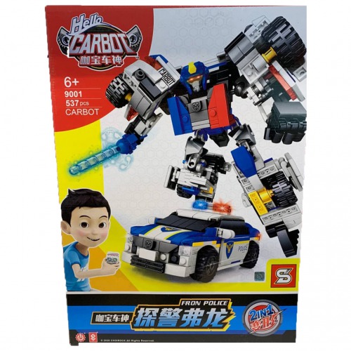 لگو ماشین پلیس با ربات ایتم: 9001