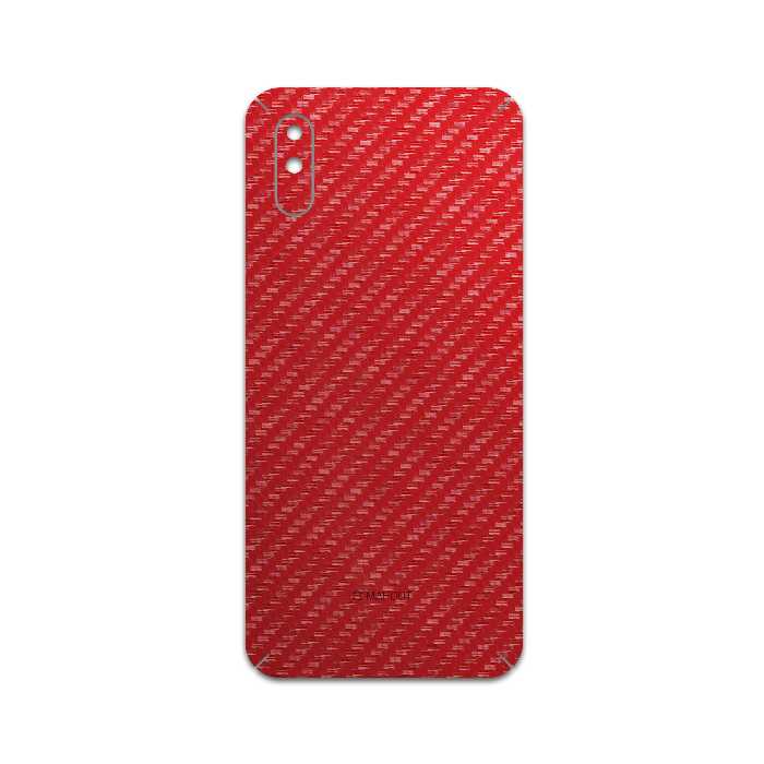 برچسب پوششی ماهوت مدل Red-Fiber مناسب برای گوشی موبایل شیائومی Redmi 9A