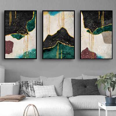 تابلو مدل دکوراتیو کد 1376W مجموعه 3 عددی