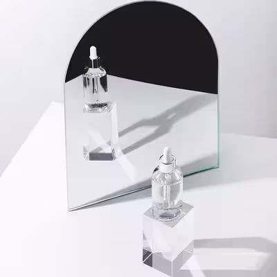 آینه دکوراتیو طرح گنبدی مدل رومیزی کد 550