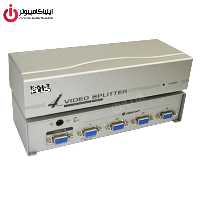 اسپلیتر 1 به 4 درگاه VGA برند کی نت پلاس فرکانس 250MHz