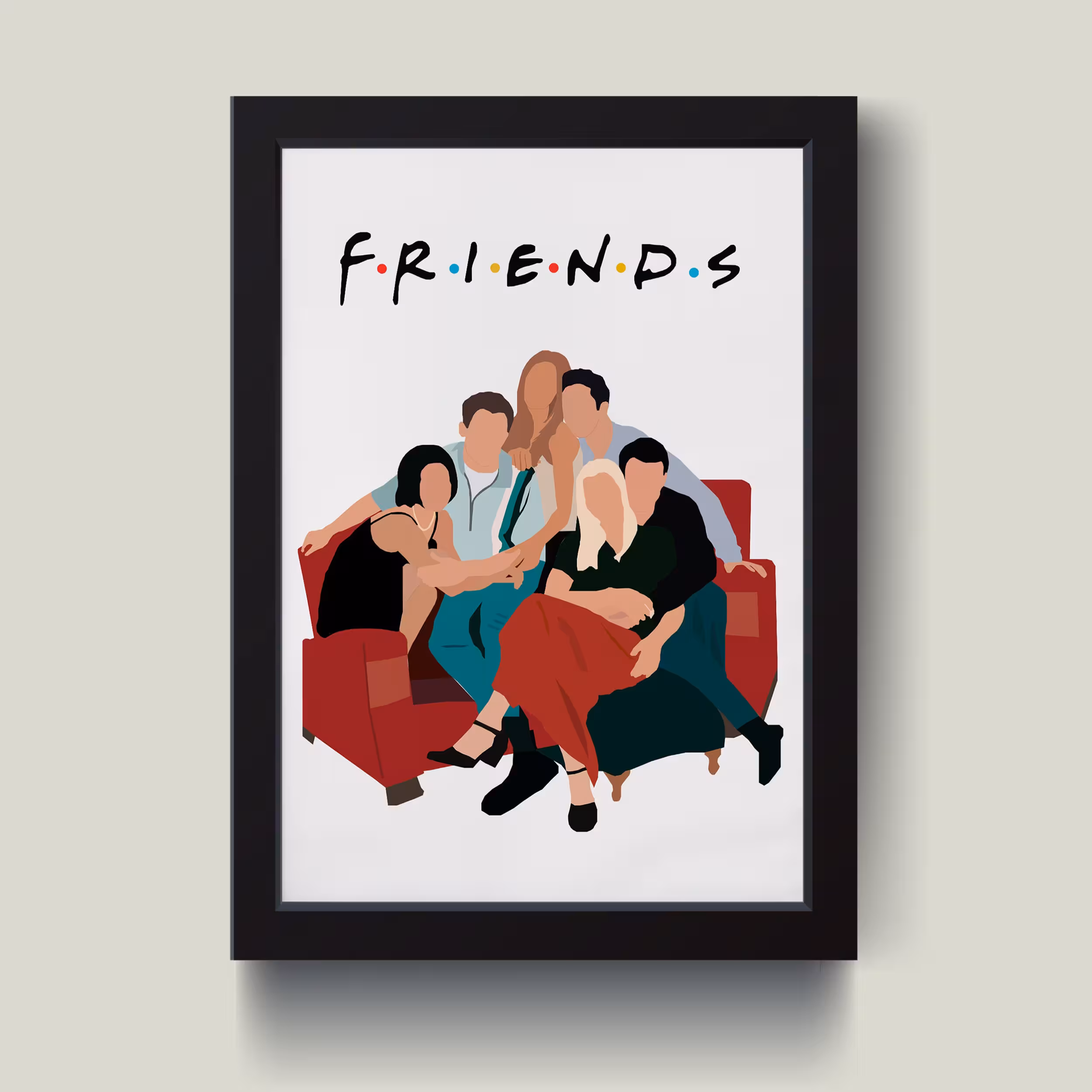 تابلو مدل فرندز Friends کد m2486-w