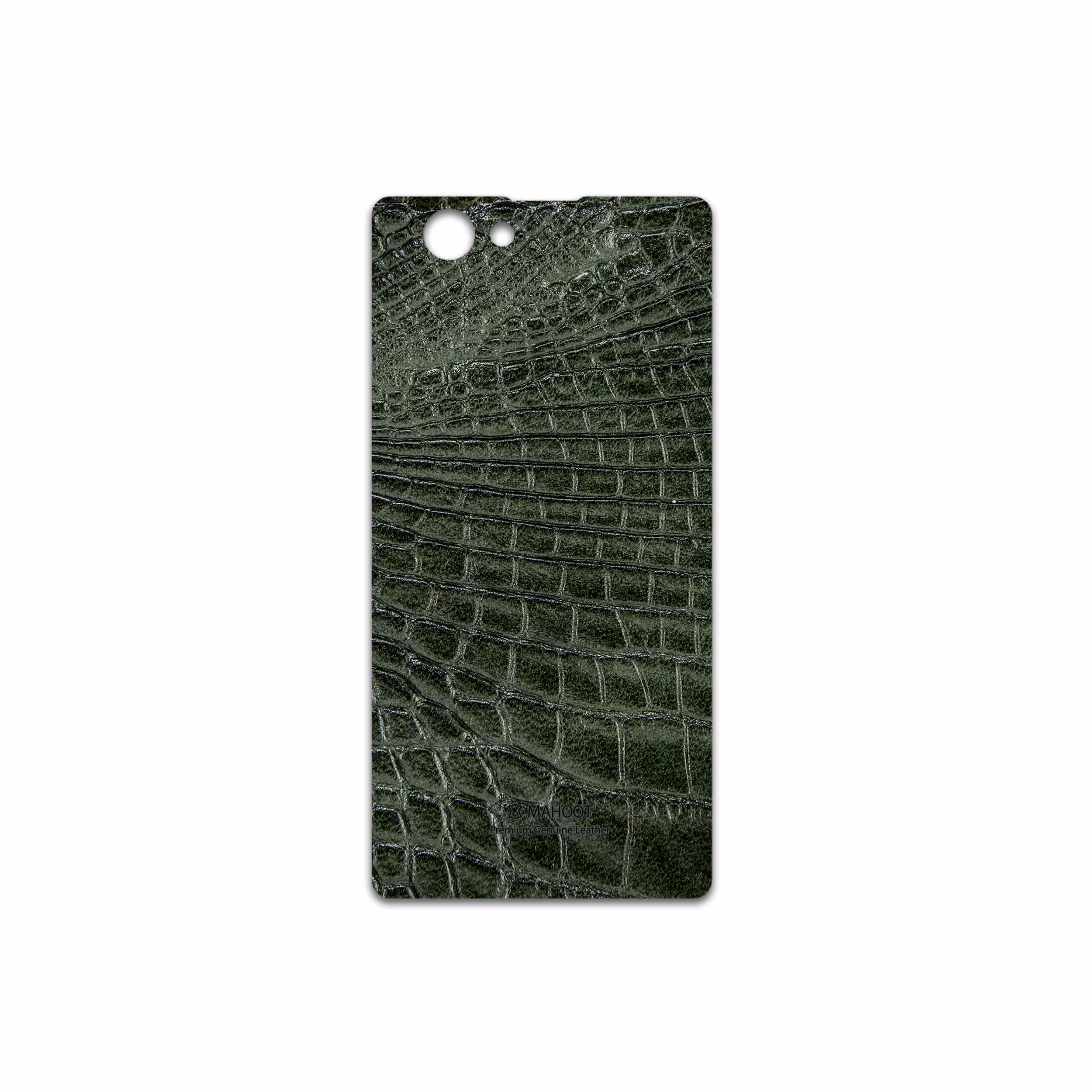 برچسب پوششی ماهوت مدل Green-Crocodile-Leather مناسب برای گوشی موبایل سونی Xperia Z1 Compact