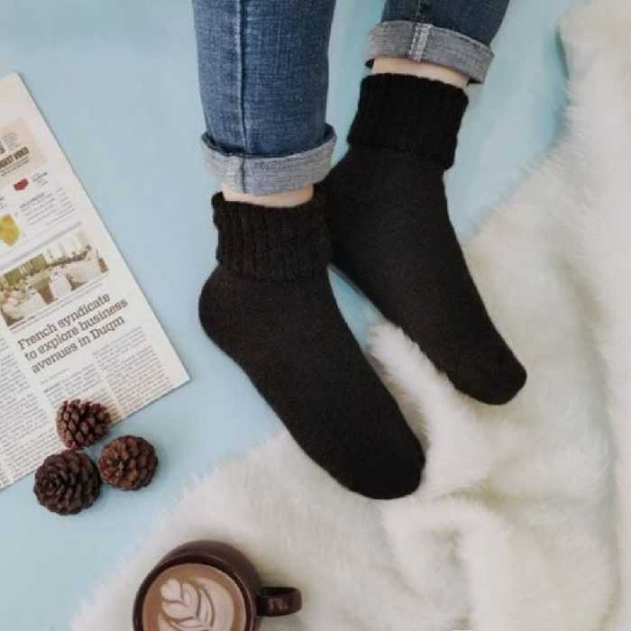 جوراب حوله ای لب برگردون