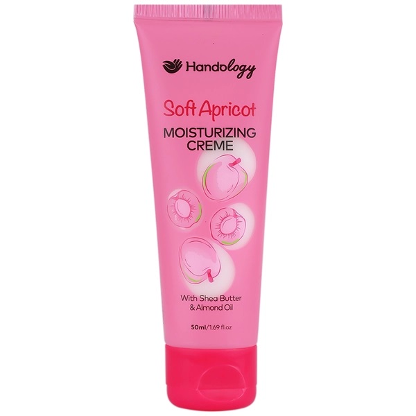 هندولوژی کرم آبرسان حاوی شی باتر و روغن بادام انواع پوست 50 میل SOFT APRICOT زردالو