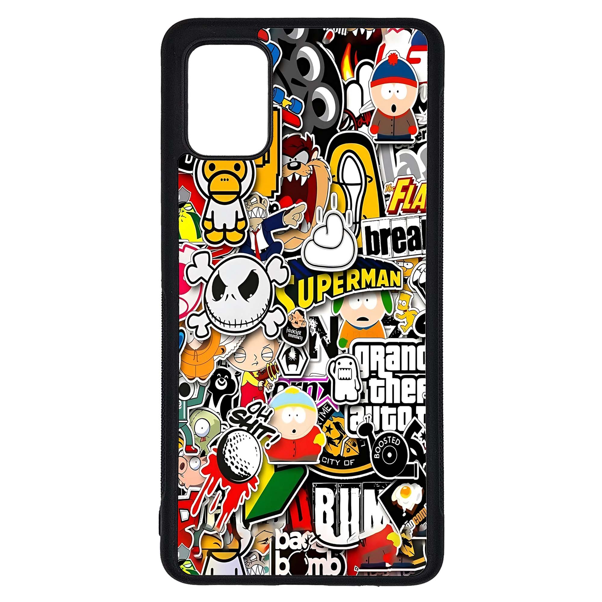 کاور طرح Grafitty کد G-050 مناسب برای گوشی موبایل سامسونگ Galaxy A51 | دیجی قاب دونی