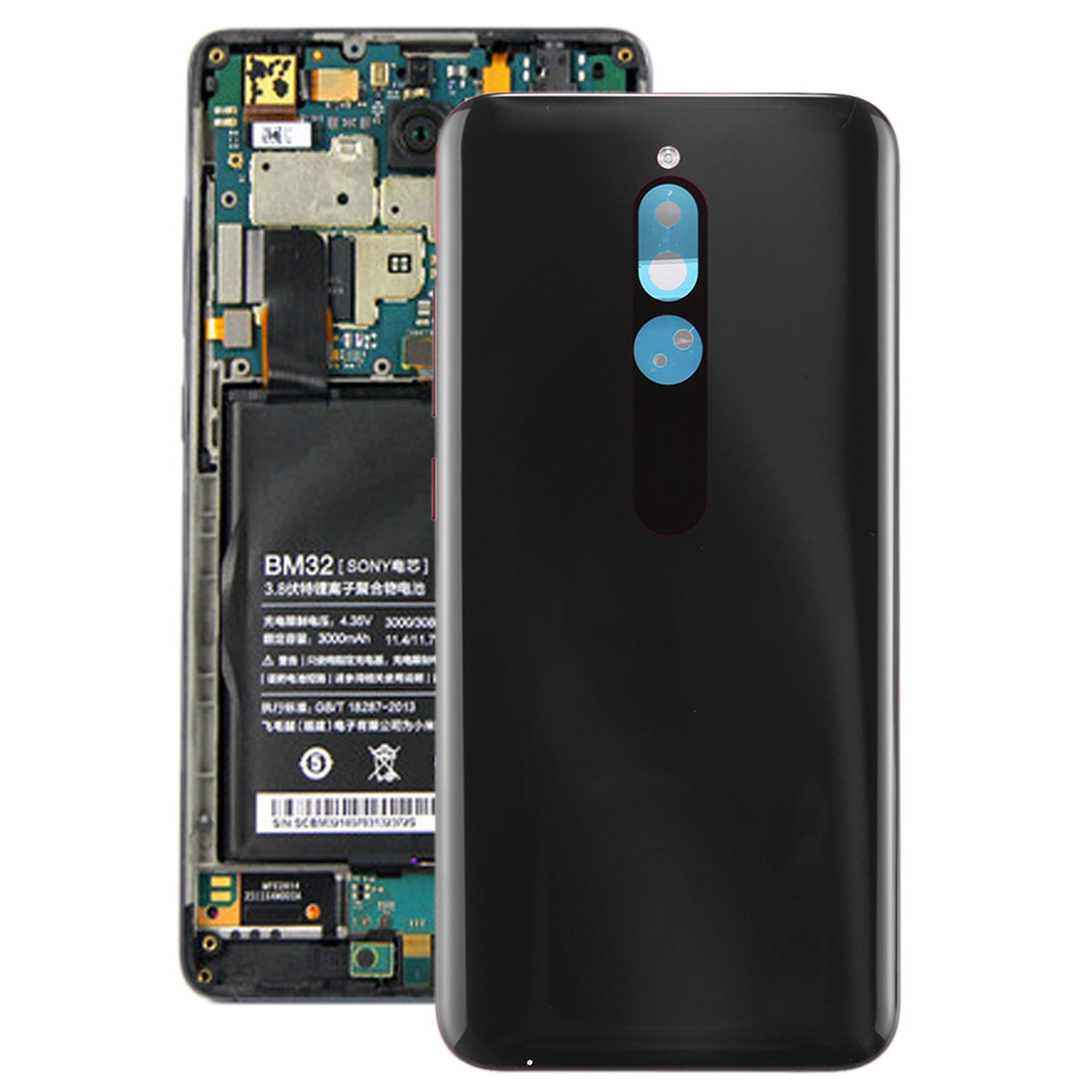 درب پشت باتری Back Cover Xiaomi Redmi 8 Black
