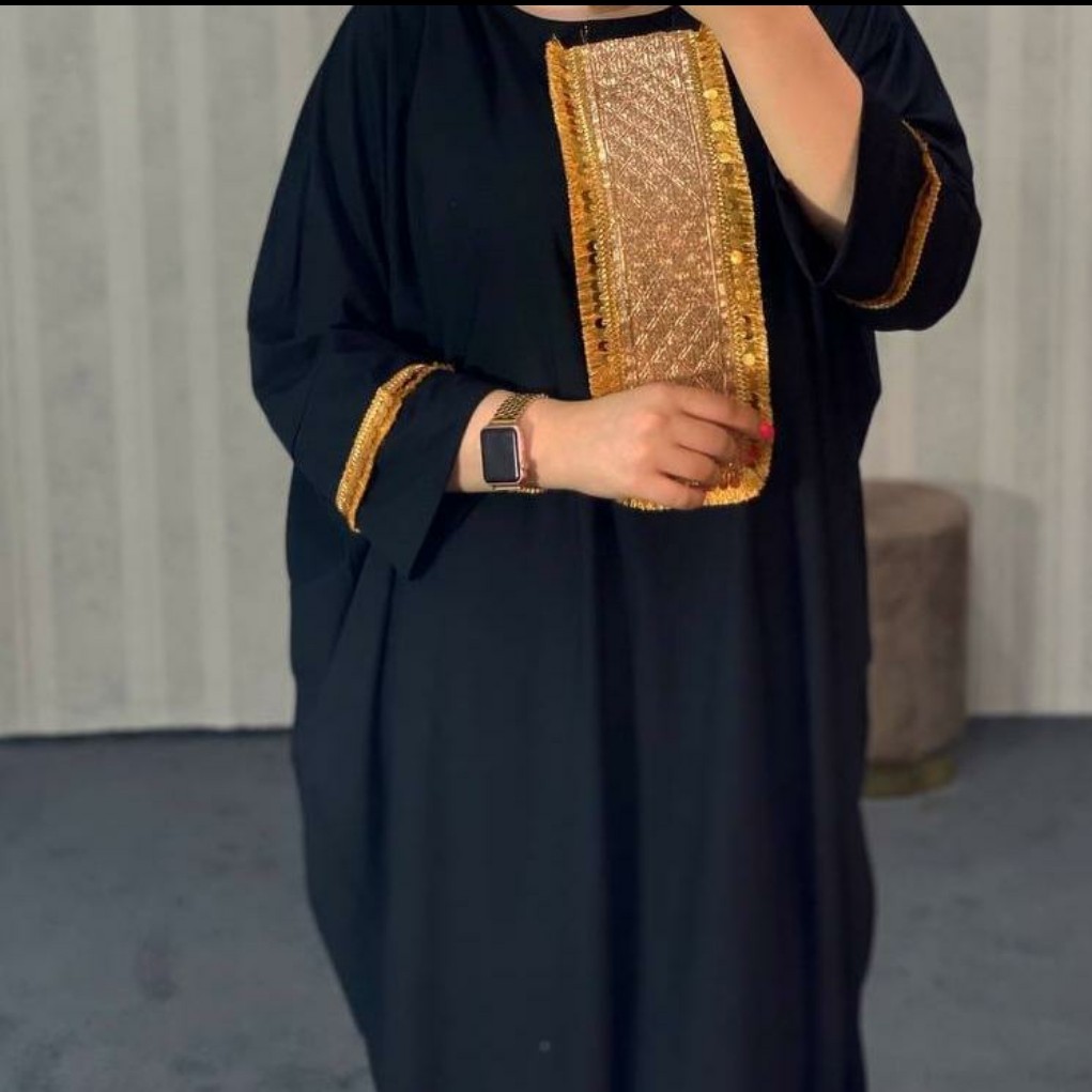 مانتو مشکی سایز بزرگ 