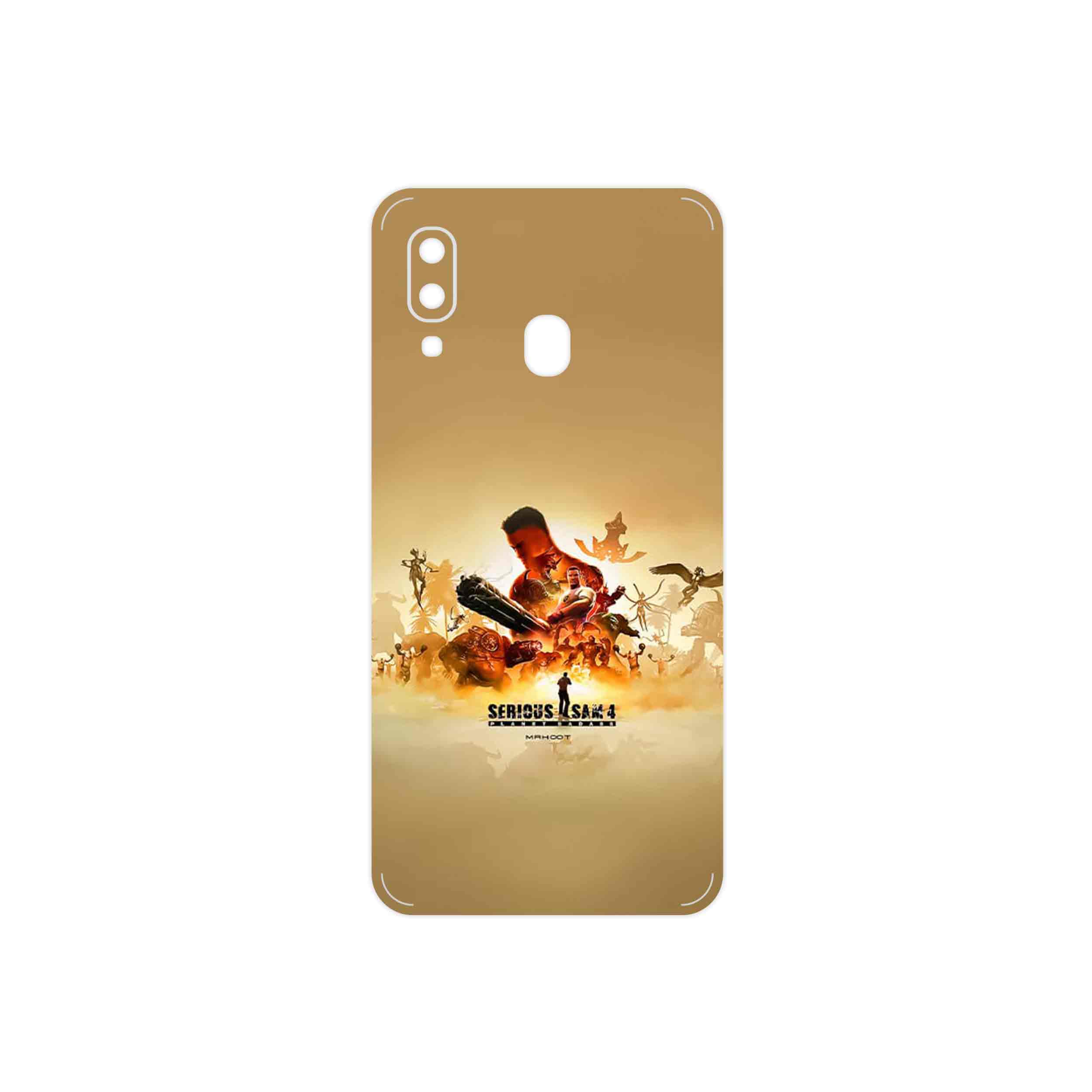 برچسب پوششی ماهوت مدل Serious Sam Game Series مناسب برای گوشی موبایل سامسونگ Galaxy A40