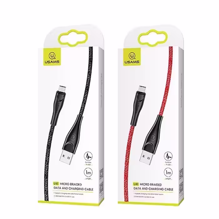 کابل تبدیل USB به microUSB یوسمز مدل US-SJ399 U41 طول 3 متر