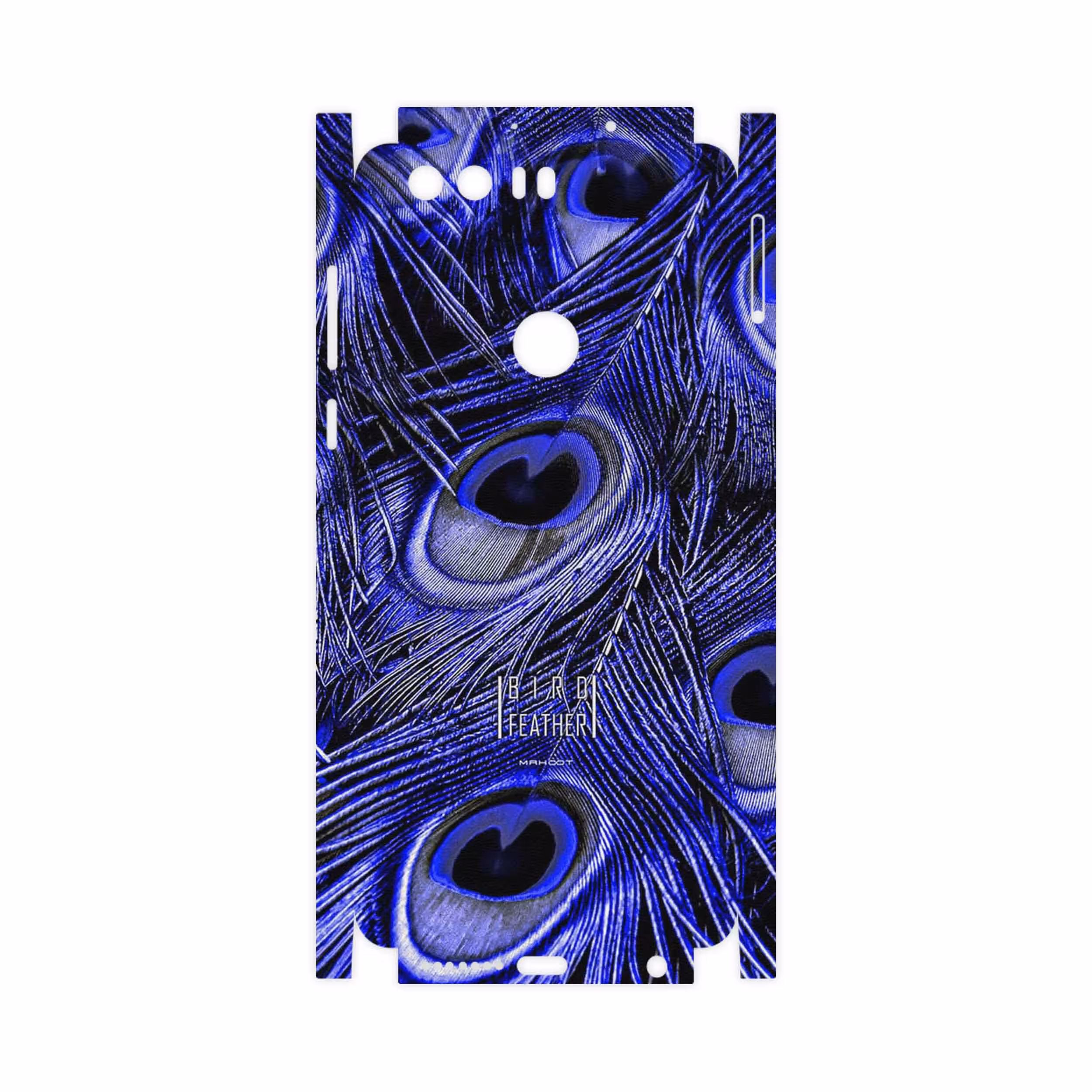 برچسب پوششی ماهوت مدل Purple Feather-FullSkin مناسب برای گوشی موبایل آنر 8