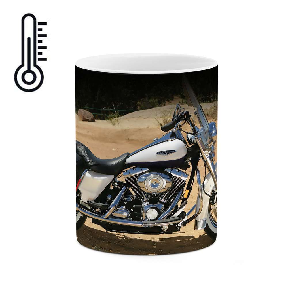 ماگ حرارتی طرح موتور سیکلت هارلی دیویدسون  مدل mgh03657