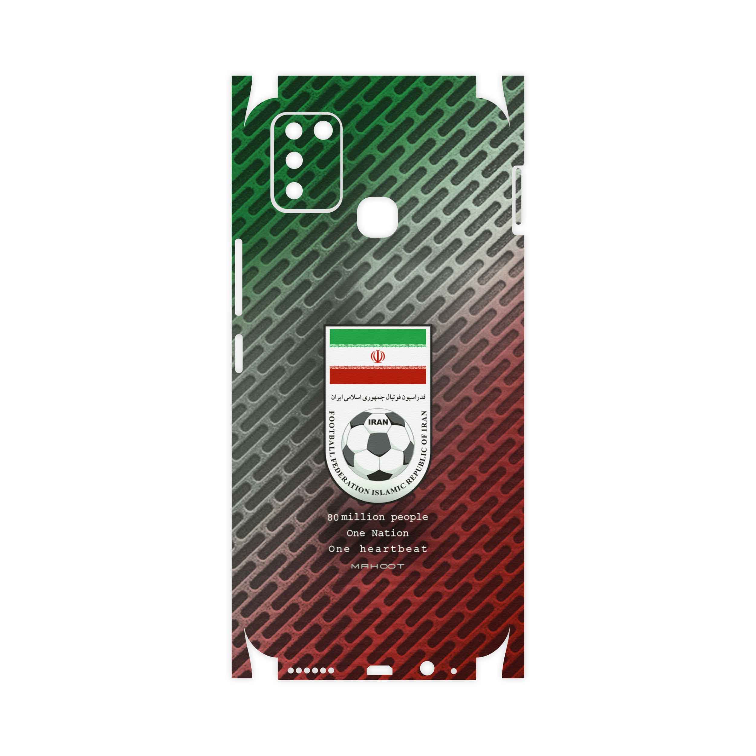 برچسب پوششی ماهوت مدل Iran-National-Football-Team-FullSkin مناسب برای گوشی موبایل اینفینیکس Smart 6 X657B