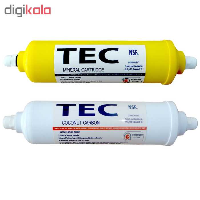 فیلتر دستگاه تصفیه کننده آب مدل FTN-4A مجموعه 4 عددی