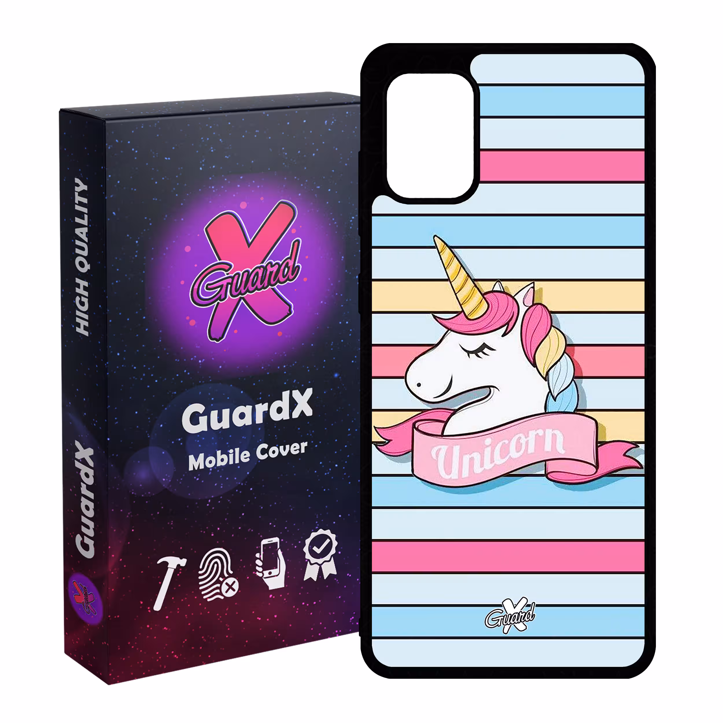 کاور گارد ایکس طرح Unicorn مدل Glass10018 مناسب برای گوشی موبایل سامسونگ Galaxy A51