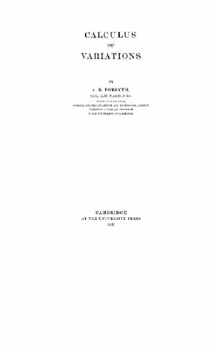 خرید و دانلود نسخه کامل کتاب CALCULUS OF VARIATIONS