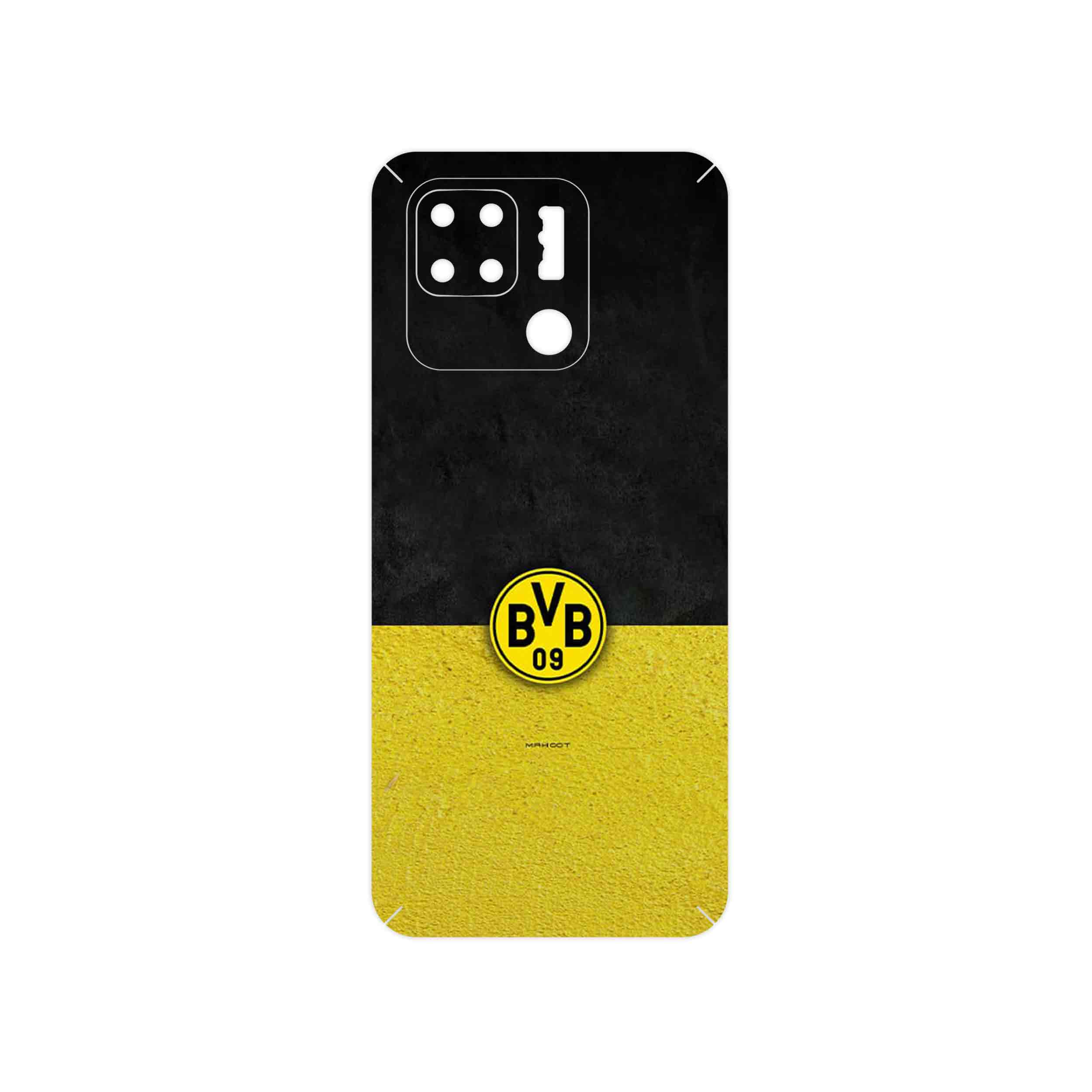 برچسب پوششی ماهوت مدل Borussia Dortmund FC مناسب برای گوشی موبایل شیائومی Redmi 10C