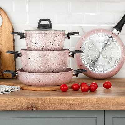 سرویس پخت و پز 7 پارچه مادام کوکو مدل   Classic Plus Granite