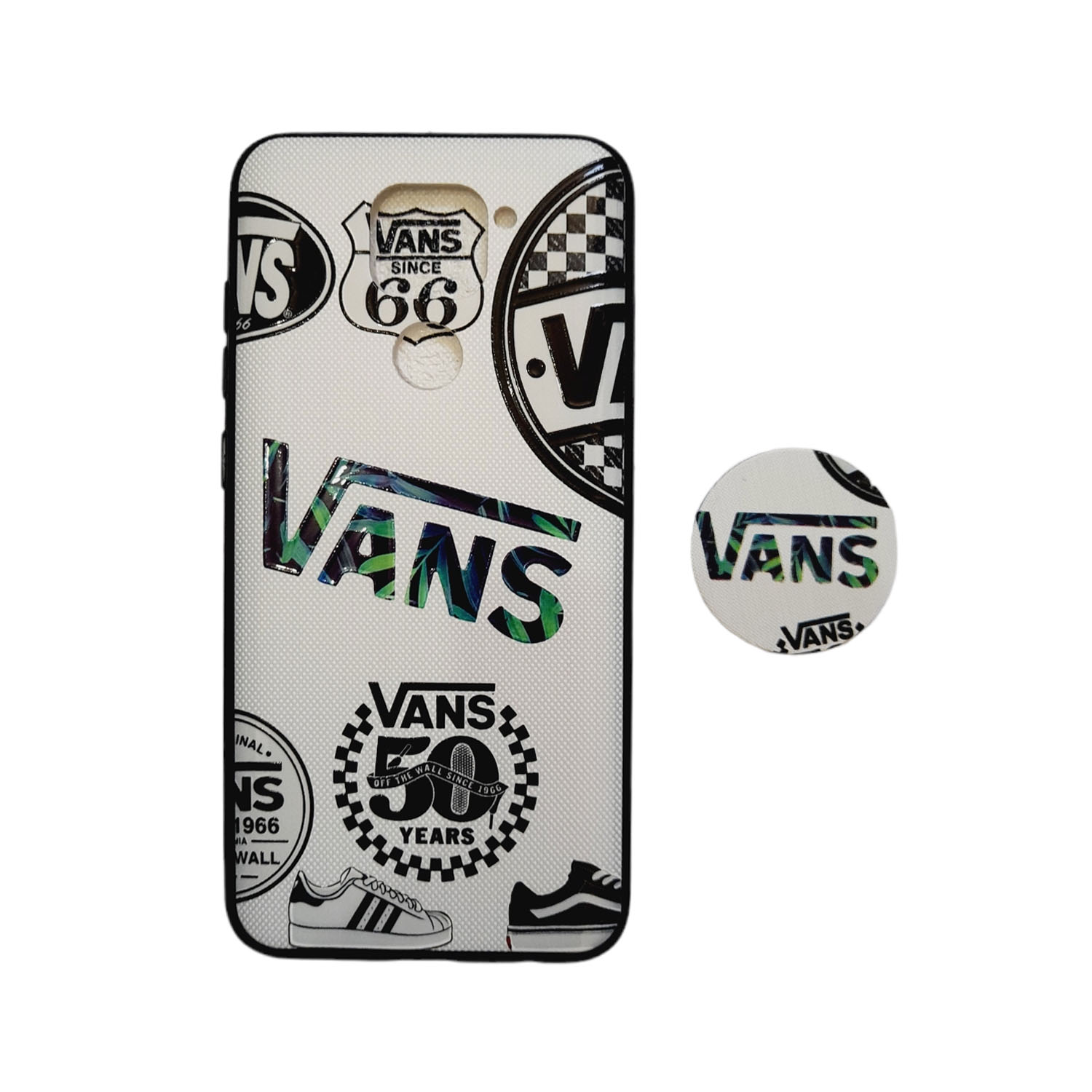 کاور مدل no9 مناسب برای گوشی موبایل شیائومی Redmi Note9 / Redmi 10x به همراه پاپ سوکت