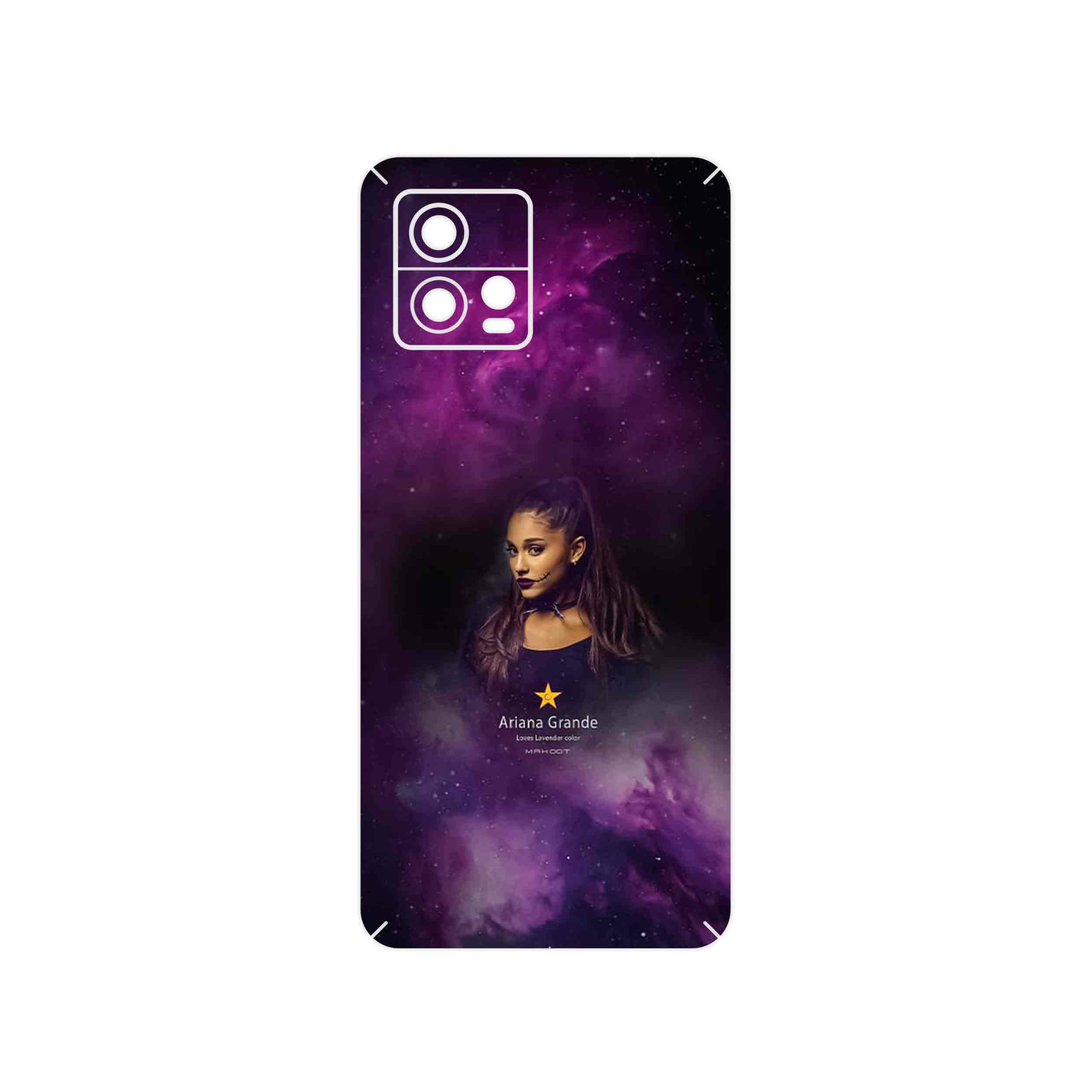 برچسب پوششی ماهوت مدل Ariana Grande مناسب برای گوشی موبایل موتورولا Moto G72