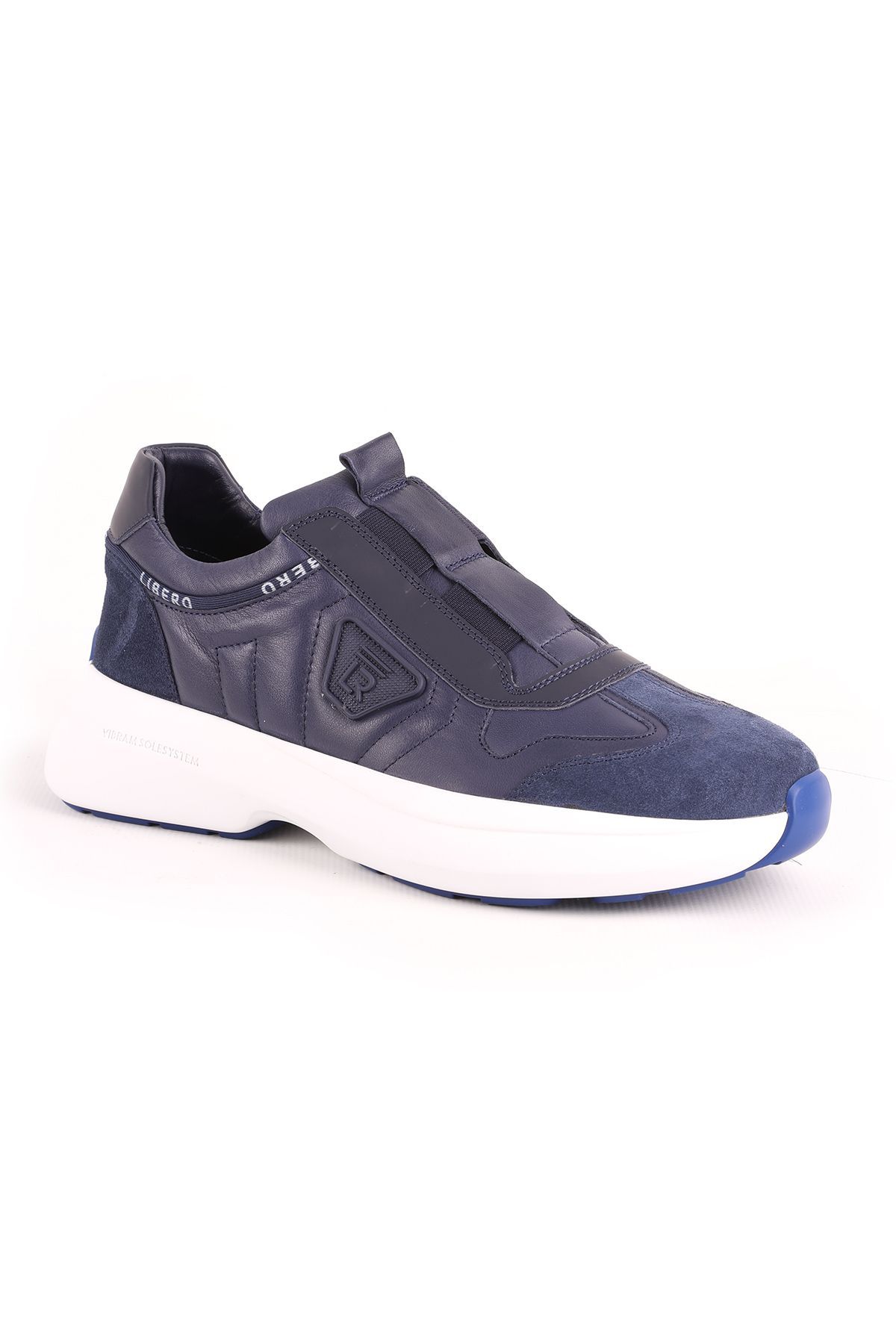 کفش های کژوال آبی مردانه روزمره چرمی Libero