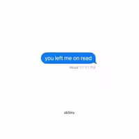 کتاب You left me on read پیام مرا خواندی و جواب ندادی اثر akhira