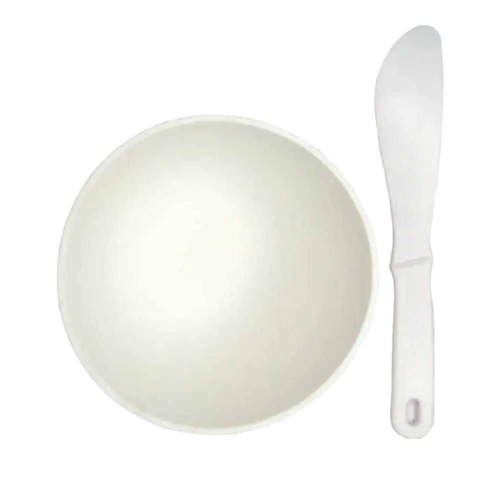 ست کاسه و کاردک سیلیکونی silicone