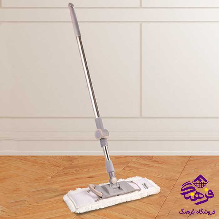 زمین شوی لیمون میکروفایبر دسته تلسکوپی باجعبه