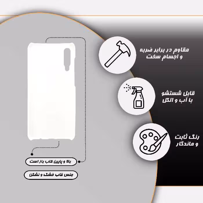 کاور قاب گارد مدل ساده مناسب برای گوشی موبایل سامسونگ  galaxy a50/ a30s/ a50s
