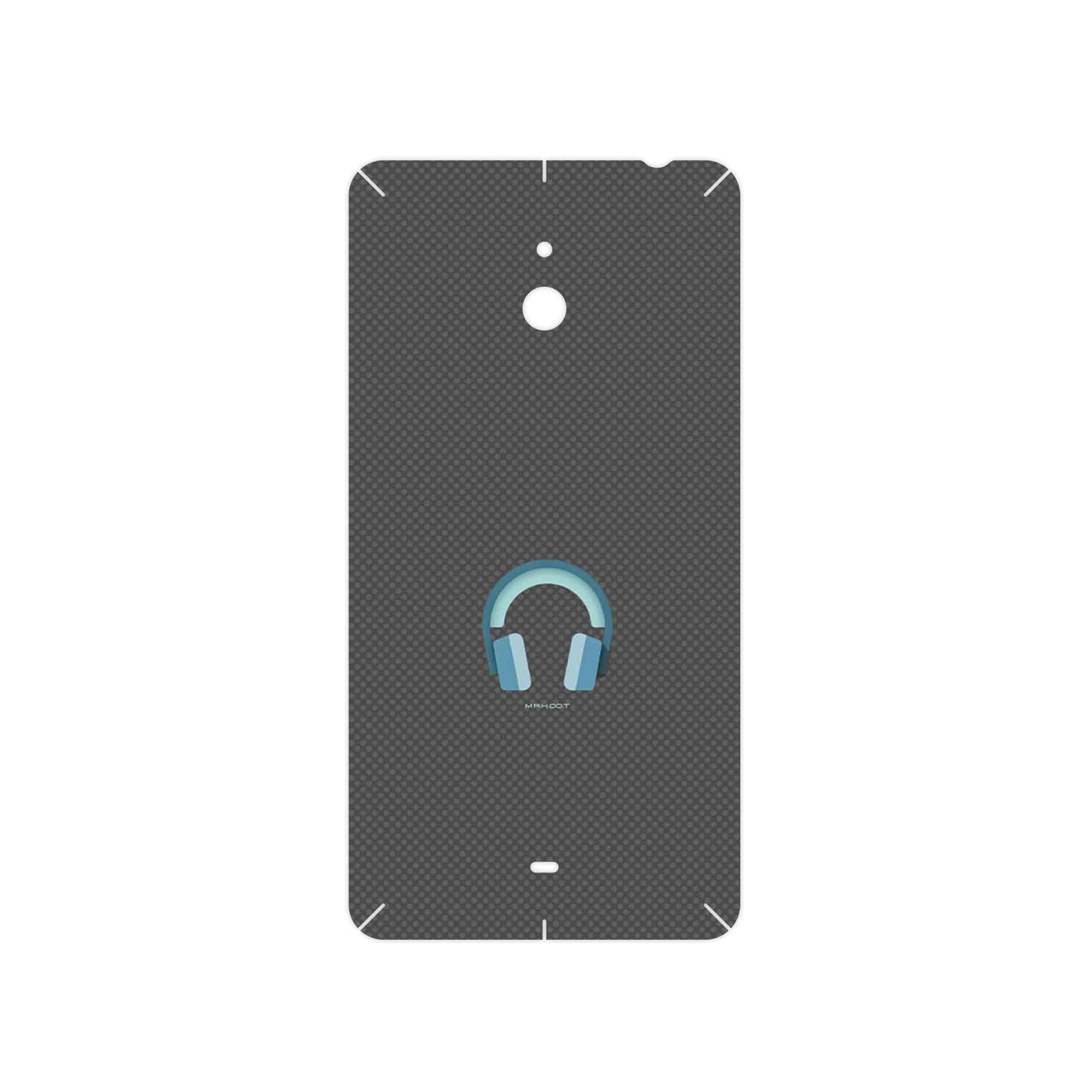 برچسب پوششی ماهوت مدل Minimal Headphone Icon مناسب برای گوشی موبایل نوکیا Lumia 1320