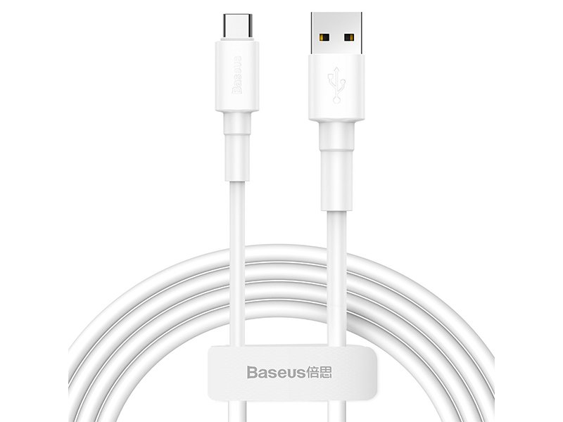 کابل شارژ و انتقال داده تایپ سی بیسوس مدل Mini White