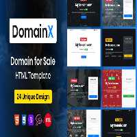 دانلود قالب HTML فروش دامنه DomainX