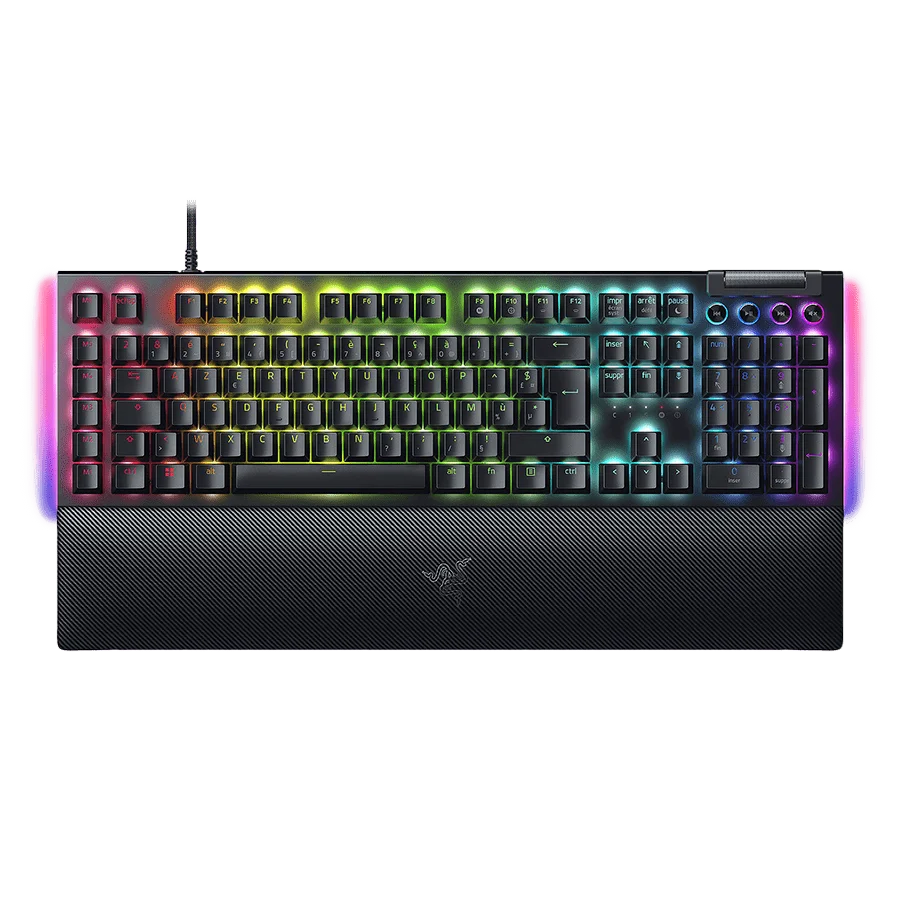 کيبورد گیمینگ ريزر Razer BlackWidow V4 Yellow Switch فروشگاه گیمینگ تکاف