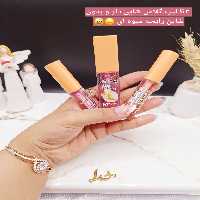 برق لب و لیپ گلاس شاین دار 3تایی با رایحه میوه ای برند میس بیوتی Miss Betty  کد L7726