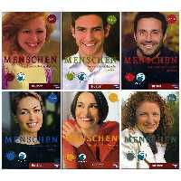 کتاب menschen اثر جمعی از نویسندگان انتشارات دنیای زبان شش جلدی