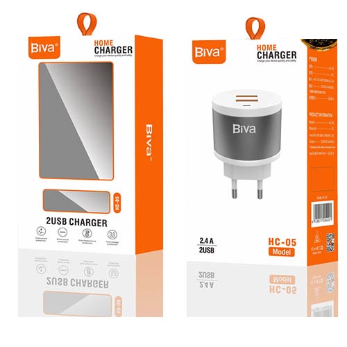 شارژر Biva HC-05   کابل TYPE-C