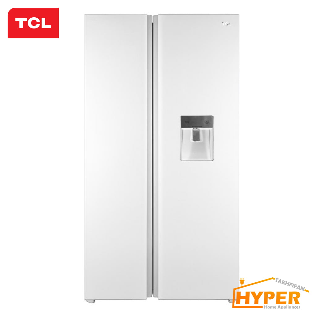 یخچال فریزر ساید بای ساید تی سی ال TRS-660ED سفید