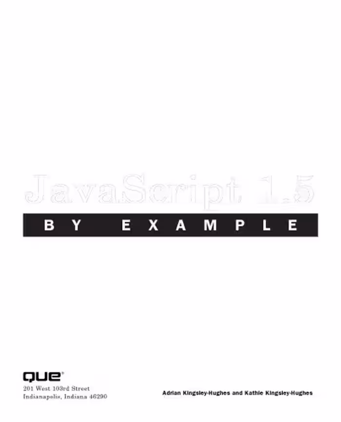 خرید و دانلود نسخه کامل کتاب JavaScript 1.5 by Example (By Example)