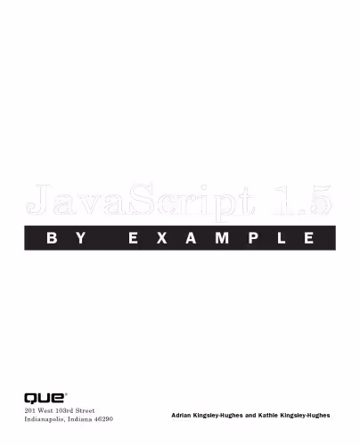 خرید و دانلود نسخه کامل کتاب JavaScript 1.5 by Example (By Example)