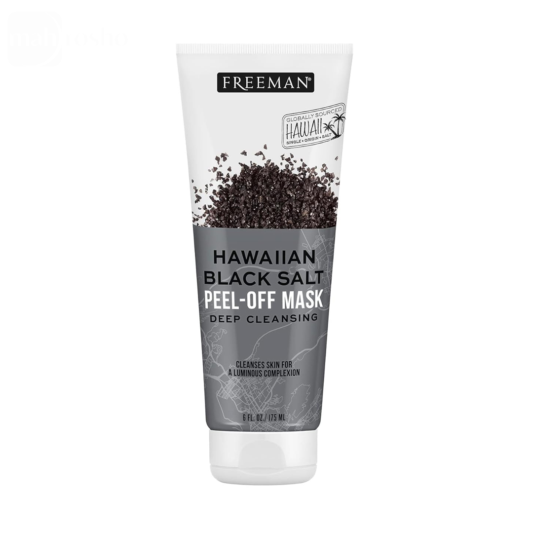 ماسک صورت فریمن حاوی نمک سیاه هاوایی مدل PEEL-OFF حجم 175 میلی لیتر