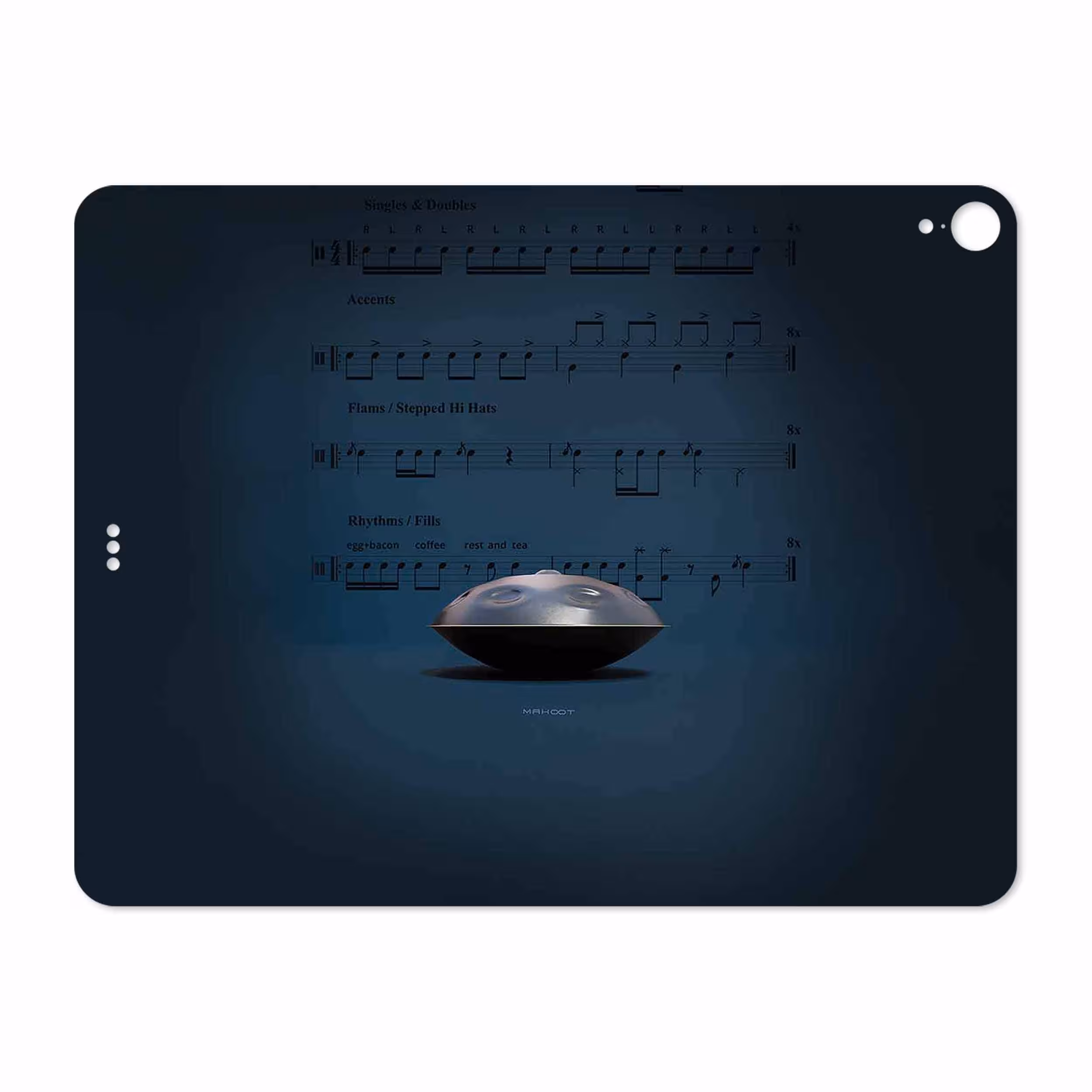 برچسب پوششی ماهوت مدل Hang Instrument مناسب برای تبلت اپل iPad Pro 12.9 (GEN 3) 2018 A1895