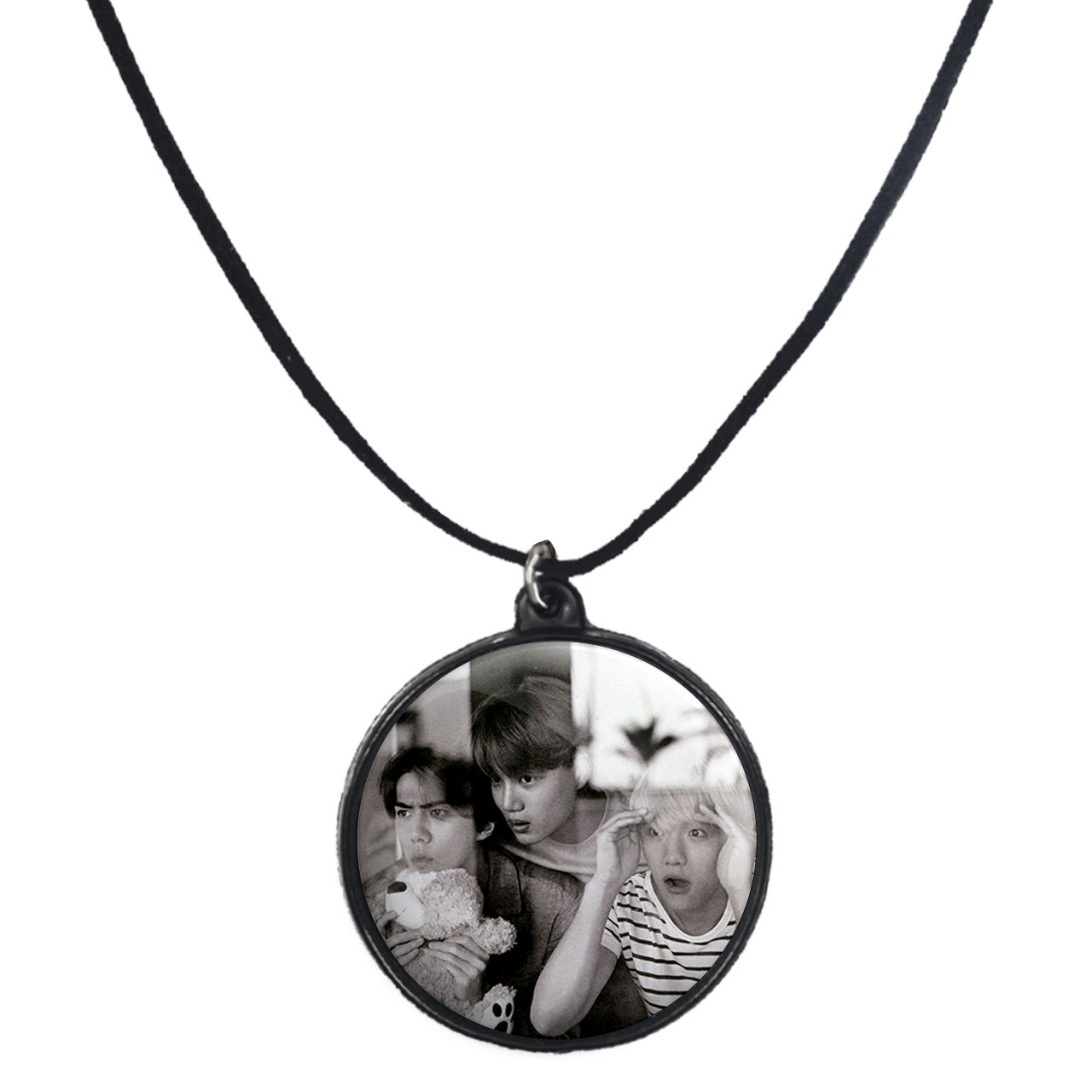 گردنبند پرمانه طرح exo کد pmb.14055 مدل دو طرفه