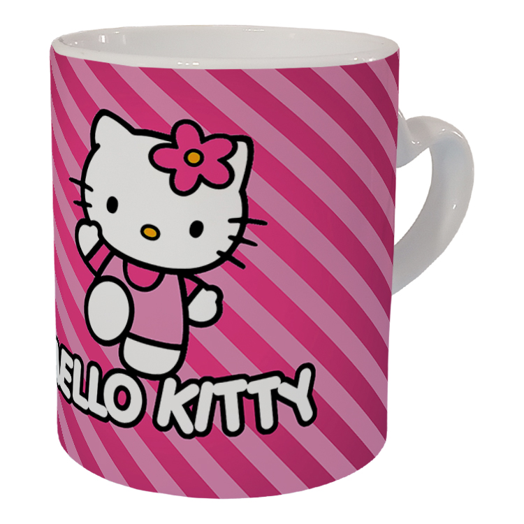 ماگ مدل دسته قلبی طرح کیتی کد 22