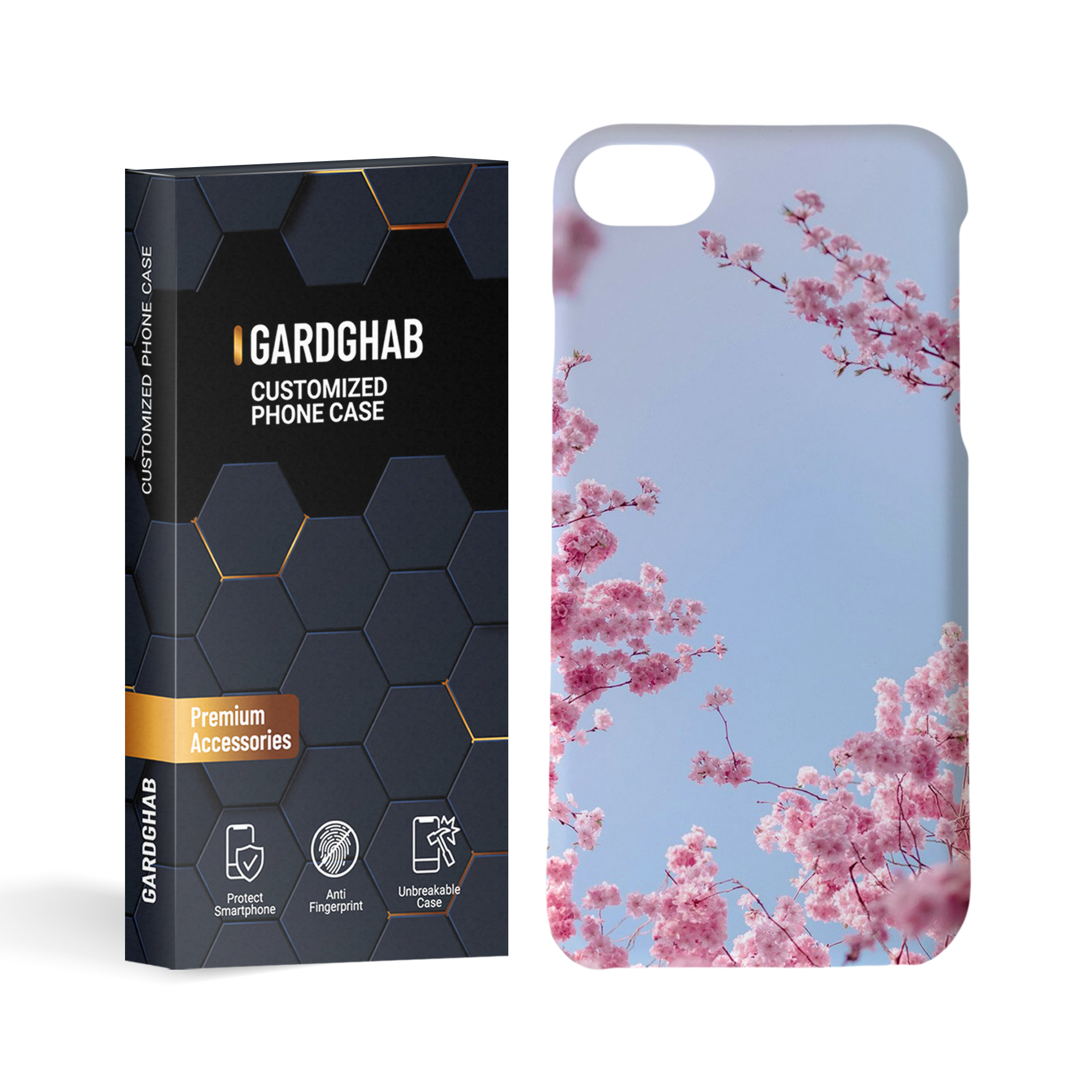  کاور گارد قاب مدل گل مناسب برای گوشی موبایل اپل iphone 7 / 8 / se2020