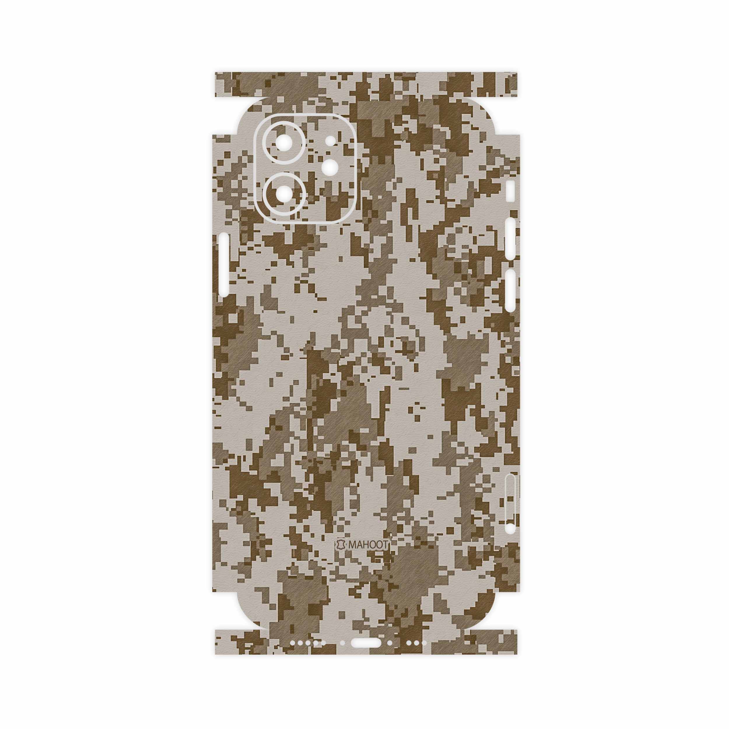 برچسب پوششی ماهوت مدل Army-Desert-Pixel-FullSkin مناسب برای گوشی موبایل اپل iPhone 12