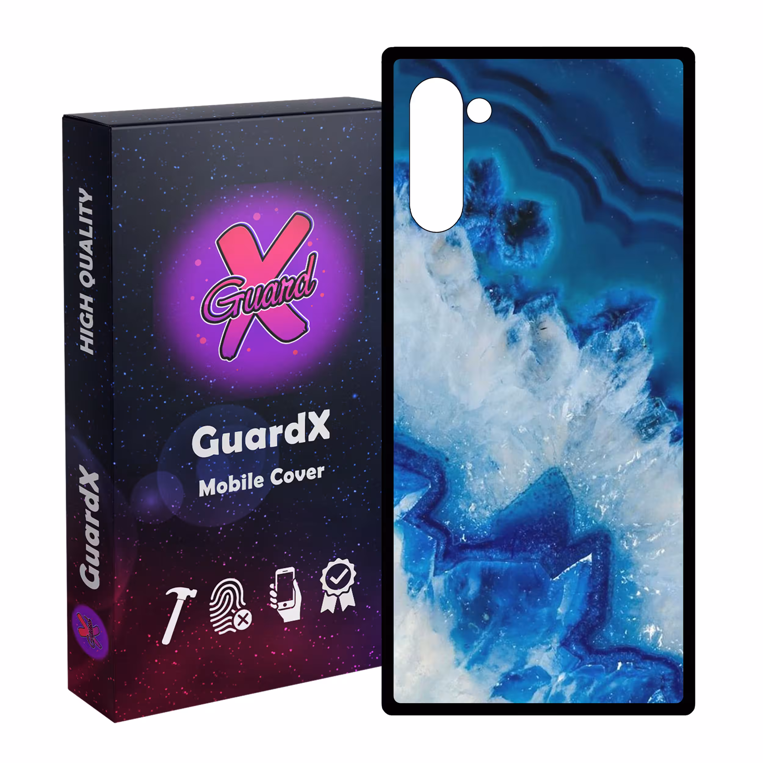 کاور گارد ایکس طرح Blue مدل Glass10407 مناسب برای گوشی موبایل سامسونگ Galaxy Note 10