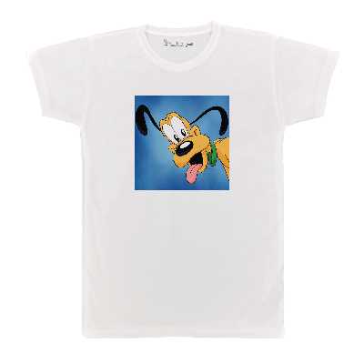 تی شرت آستین کوتاه بچگانه پرمانه طرح کارتن پلوتو کد pmt.7851