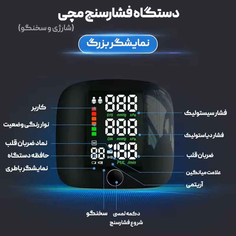 فشار سنج دیجیتال مچی